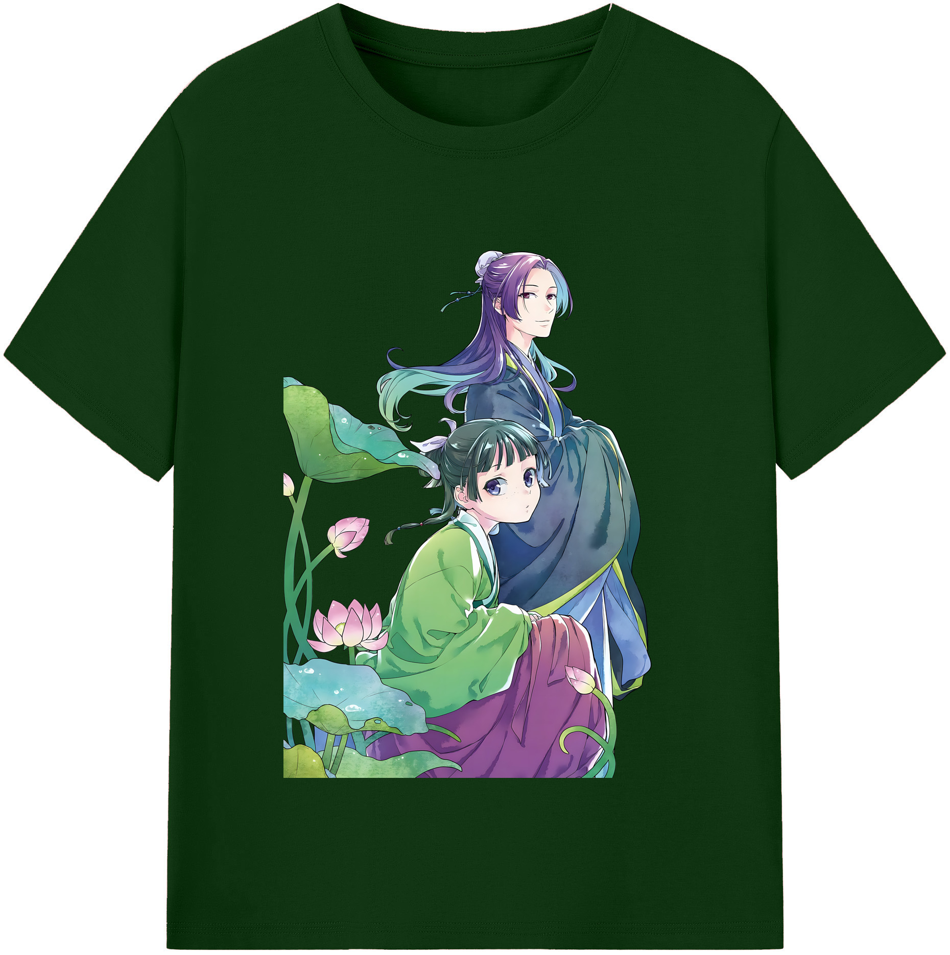 （画像用） 薬屋のひとりごと The Apothecary Diaries 綿100％半袖Tシャツ（フロントプリント）